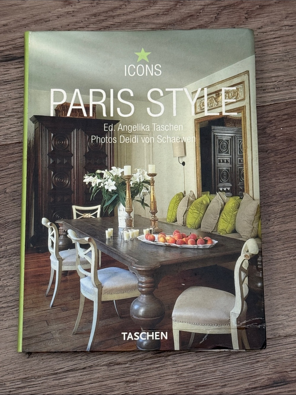 Taschen Icons Paris Style Vol I Coffee Table Book Interior Design
